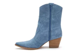 Coconuts Womens Bambi Western Boot - Blue -Fashion Women Shoe US 01 303494 03