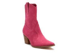 Coconuts Womens Bambi Western Boot - Bright Pink