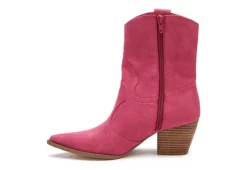 Coconuts Womens Bambi Western Boot - Bright Pink -Fashion Women Shoe US 01 303496 03