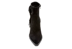 Coconuts Womens Jane Western Ankle Boot - Black -Fashion Women Shoe US 01 303520 02