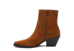 Coconuts Womens Jane Western Ankle Boot - Cognac -Fashion Women Shoe US 01 303522 03
