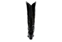 Coconuts Womens Jax Tall Western Boot - Black -Fashion Women Shoe US 01 303523 04