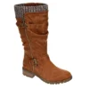 Xappeal Womens Chelsey Tall Boot - Brown 2 Xappeal Womens Chelsey Tall Boot - Brown -Fashion Women Shoe US 01 340005 00