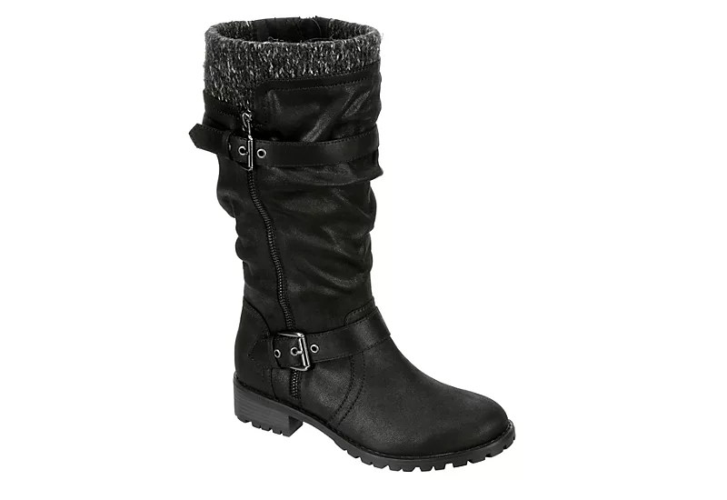 Xappeal Womens Chelsey Tall Boot - Black 3 Xappeal Womens Chelsey Tall Boot - Black