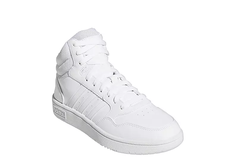 Adidas Womens Hoops 3.0 Sneaker - White 3 Adidas Womens Hoops 3.0 Sneaker - White