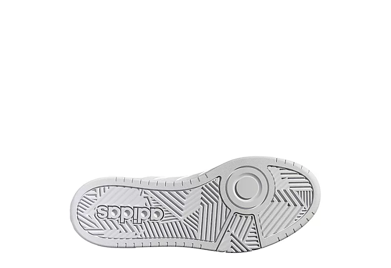 Adidas Womens Hoops 3.0 Sneaker - White 7 Adidas Womens Hoops 3.0 Sneaker - White - Image 5