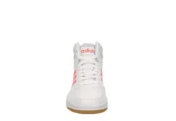 Adidas Womens Hoops 3.0 Mid Top Sneaker - White 11 Adidas Womens Hoops 3.0 Mid Top Sneaker - White -Fashion Women Shoe US 01 400745 02