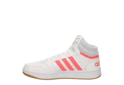 Adidas Womens Hoops 3.0 Mid Top Sneaker - White 12 Adidas Womens Hoops 3.0 Mid Top Sneaker - White -Fashion Women Shoe US 01 400745 03