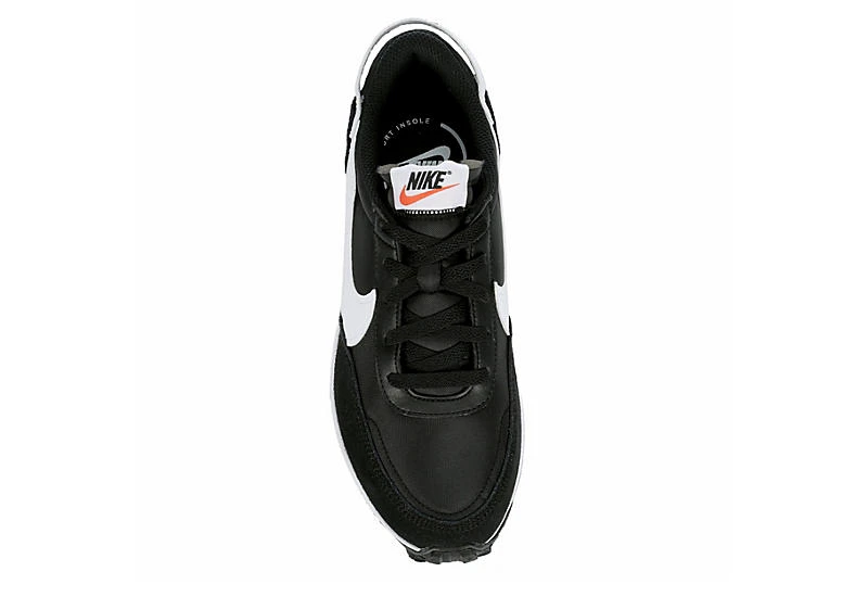 Nike Womens Waffle Debut Sneaker - Black 8 Nike Womens Waffle Debut Sneaker - Black - Image 6
