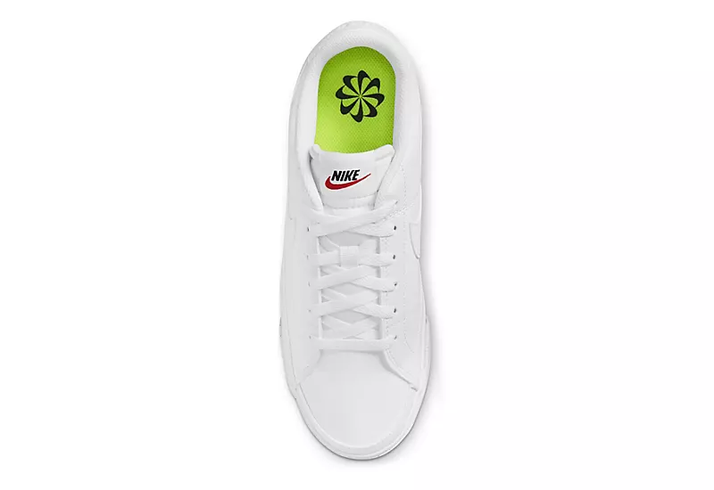 Nike Womens Court Legacy Next Nature Sneaker - White 7 Nike Womens Court Legacy Next Nature Sneaker - White - Image 5