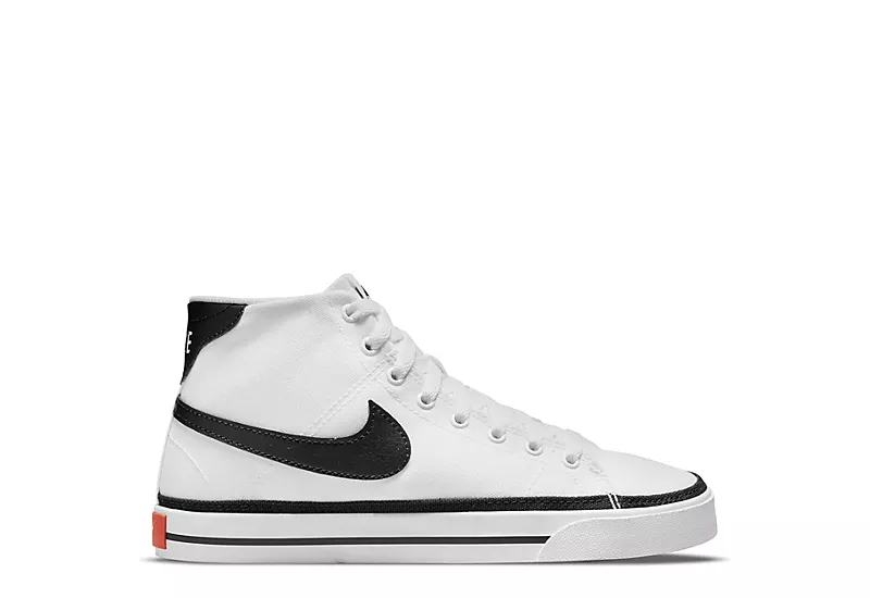 Nike Womens Court Legacy Mid Sneaker - White 4 Nike Womens Court Legacy Mid Sneaker - White - Image 2