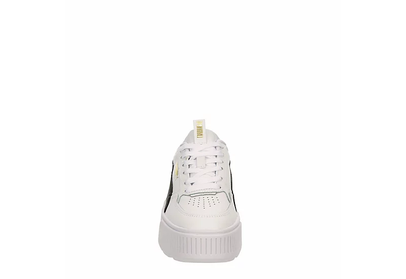 Puma Womens Karmen Rebelle Platform Sneaker - White 5 Puma Womens Karmen Rebelle Platform Sneaker - White - Image 3