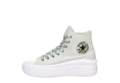 Converse Womens Chuck Taylor All Star Move High Top Sneaker - Bone -Fashion Women Shoe US 01 401340 03