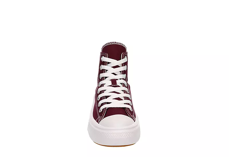 Converse Womens Chuck Taylor All Star Move High Top Sneaker - Burgundy 5 Converse Womens Chuck Taylor All Star Move High Top Sneaker - Burgundy - Image 3