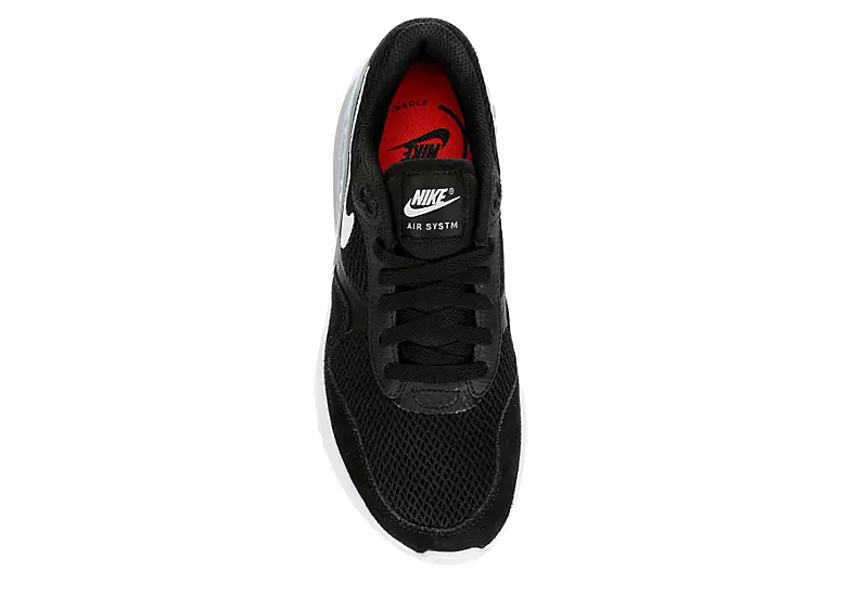 Nike Womens Air Max Systm Sneaker - Black 8 Nike Womens Air Max Systm Sneaker - Black - Image 6
