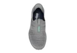 Skechers Womens Go Walk 6 Quick Fit Slip-ins Walking Shoe - Grey 14 Skechers Womens Go Walk 6 Quick Fit Slip-ins Walking Shoe - Grey -Fashion Women Shoe US 01 401390 05