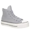 Converse Womens Chuck Taylor All Star High Top Platform Sneaker - Pale Grey 2 Converse Womens Chuck Taylor All Star High Top Platform Sneaker - Pale Grey -Fashion Women Shoe US 01 401481 00