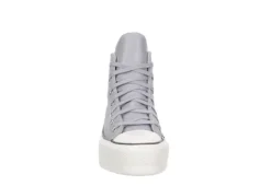 Converse Womens Chuck Taylor All Star High Top Platform Sneaker - Pale Grey -Fashion Women Shoe US 01 401481 02