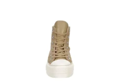 Converse Womens Chuck Taylor All Star High Top Platform Sneaker - Khaki 11 Converse Womens Chuck Taylor All Star High Top Platform Sneaker - Khaki -Fashion Women Shoe US 01 401482 02
