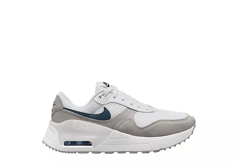 Nike Womens Air Max Systm Sneaker - White 3 Nike Womens Air Max Systm Sneaker - White