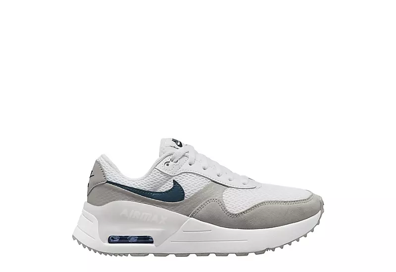 Nike Womens Air Max Systm Sneaker - White 4 Nike Womens Air Max Systm Sneaker - White - Image 2