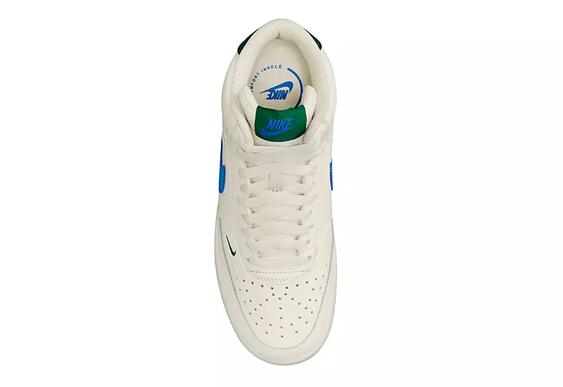 Nike Womens Court Vision Mid Sneaker - Bone 6 Nike Womens Court Vision Mid Sneaker - Bone - Image 4
