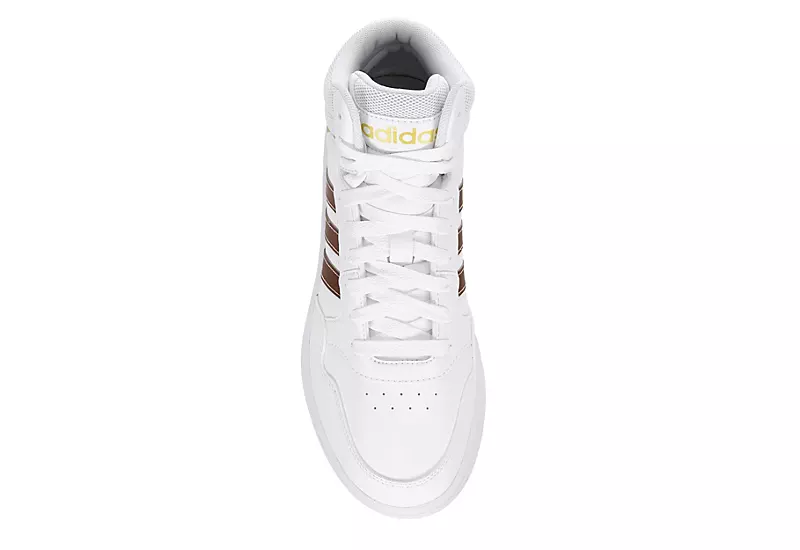 Adidas Womens Hoops 3.0 Sneaker - White 8 Adidas Womens Hoops 3.0 Sneaker - White - Image 6
