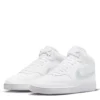 Nike Womens Court Vision Mid Sneaker - White 2 Nike Womens Court Vision Mid Sneaker - White -Fashion Women Shoe US 01 401631 00