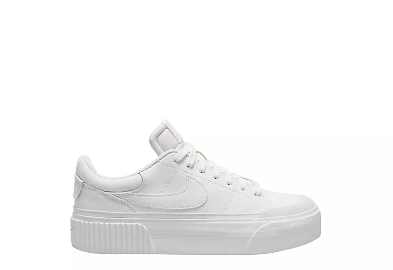 Nike Womens Court Legacy Lift Sneaker - White 3 Nike Womens Court Legacy Lift Sneaker - White