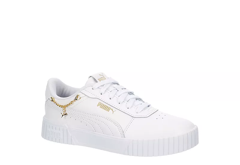 Puma Womens Carina 2.0 Charm Sneaker - White 3 Puma Womens Carina 2.0 Charm Sneaker - White