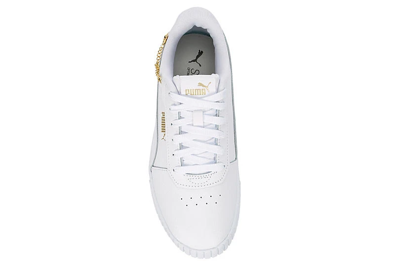 Puma Womens Carina 2.0 Charm Sneaker - White 8 Puma Womens Carina 2.0 Charm Sneaker - White - Image 6