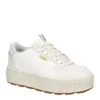 Puma Womens Karmen Rebelle Platform Sneaker - Off White -Fashion Women Shoe US 01 401672 00