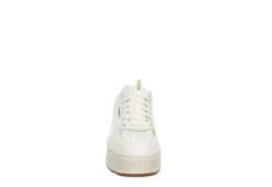 Puma Womens Karmen Rebelle Platform Sneaker - Off White -Fashion Women Shoe US 01 401672 02