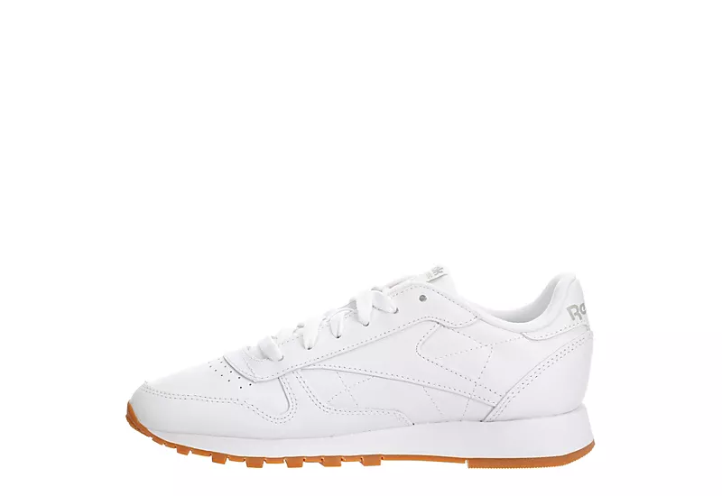 Reebok Womens Classic Leather Sneaker - White 6 Reebok Womens Classic Leather Sneaker - White - Image 4