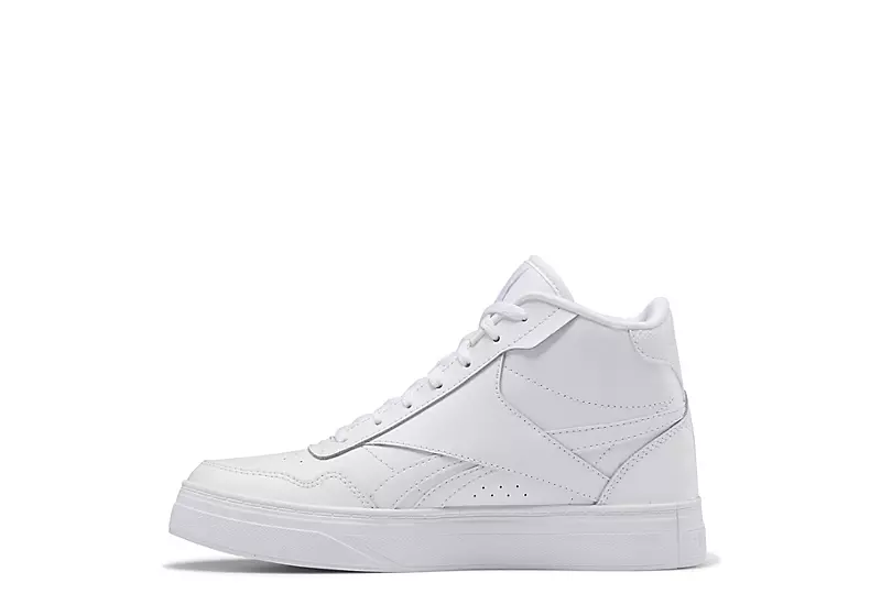 Reebok Womens Court Advance Bold Hi Sneaker - White 5 Reebok Womens Court Advance Bold Hi Sneaker - White - Image 3