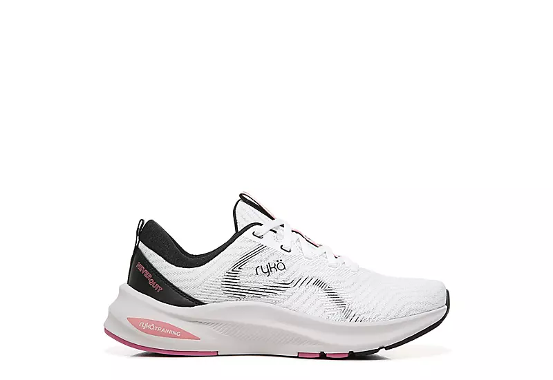 Ryka Womens Never Quit Training Shoe - White 4 Ryka Womens Never Quit Training Shoe - White - Image 2