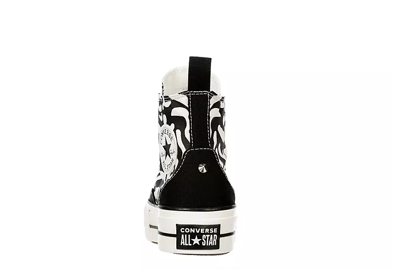 Converse Womens Chuck Taylor All Star High Top Platform Sneaker - Off White 7 Converse Womens Chuck Taylor All Star High Top Platform Sneaker - Off White - Image 5