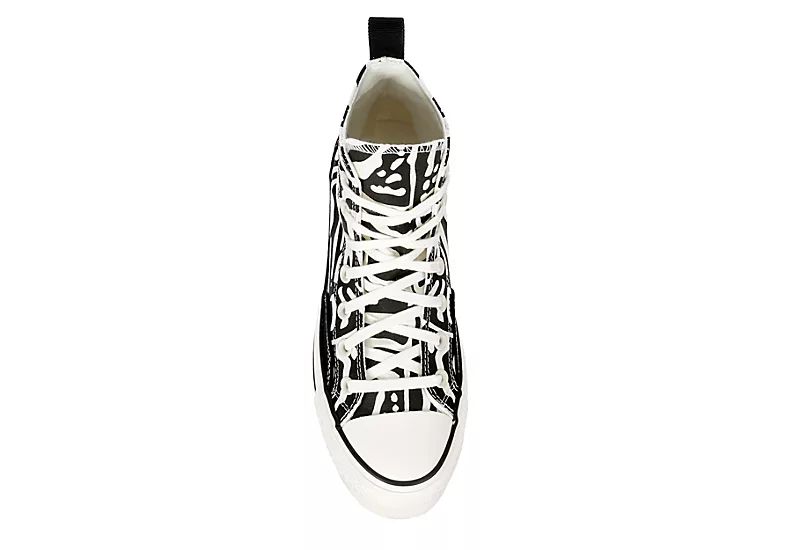 Converse Womens Chuck Taylor All Star High Top Platform Sneaker - Off White 8 Converse Womens Chuck Taylor All Star High Top Platform Sneaker - Off White - Image 6