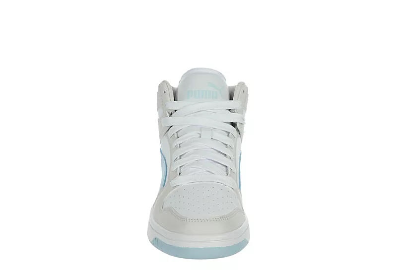 Puma Womens Rebound Lay Up Sneaker - White 5 Puma Womens Rebound Lay Up Sneaker - White - Image 3