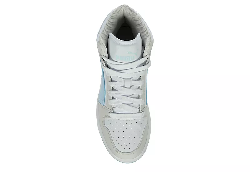 Puma Womens Rebound Lay Up Sneaker - White 8 Puma Womens Rebound Lay Up Sneaker - White - Image 6