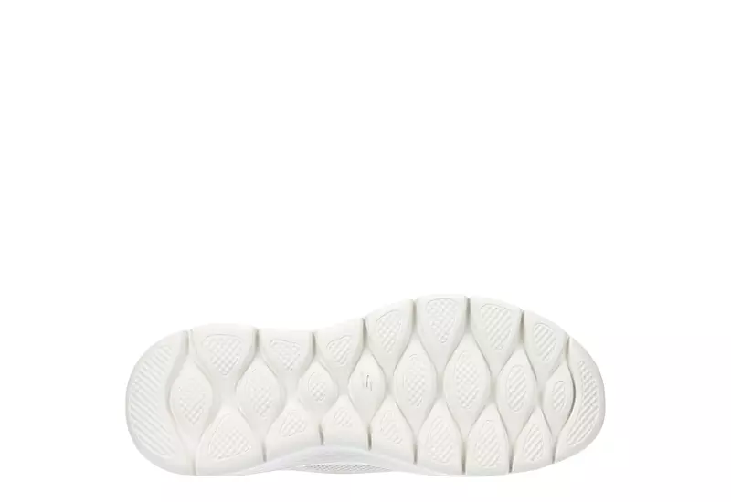 Skechers Womens Go Walk Flex Bungee Slip-ins Running Shoe - Off White 9 Skechers Womens Go Walk Flex Bungee Slip-ins Running Shoe - Off White - Image 7