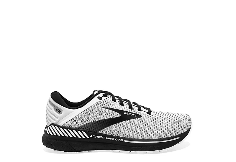 Brooks Womens Adrenaline Running Shoe - White 4 Brooks Womens Adrenaline Running Shoe - White - Image 2