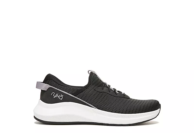 Ryka Womens Ferocity Slip On Sneaker - Black 4 Ryka Womens Ferocity Slip On Sneaker - Black - Image 2