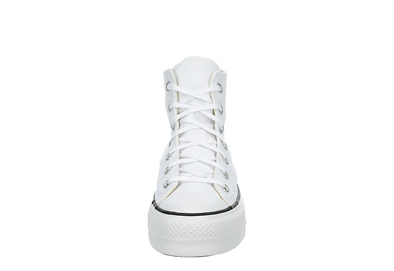 Converse Womens Chuck Taylor All Star High Top Platform Sneaker - White 5 Converse Womens Chuck Taylor All Star High Top Platform Sneaker - White - Image 3