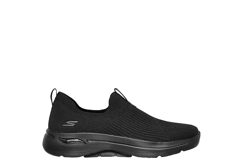Skechers Womens Arch Fit Slip On Sneaker - Black 4 Skechers Womens Arch Fit Slip On Sneaker - Black - Image 2