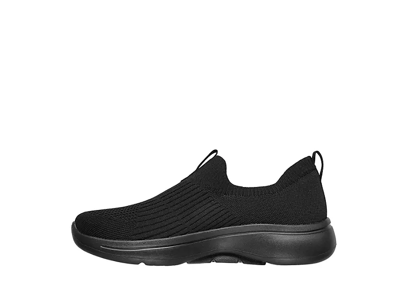 Skechers Womens Arch Fit Slip On Sneaker - Black 5 Skechers Womens Arch Fit Slip On Sneaker - Black - Image 3