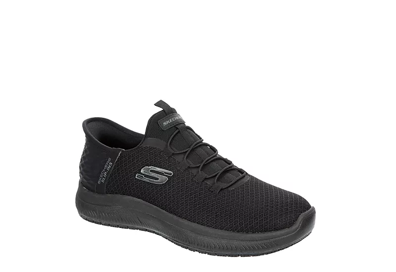 Skechers Womens Slip-ins Summits Enslee Slip Resistant Work Shoe - Black 3 Skechers Womens Slip-ins Summits Enslee Slip Resistant Work Shoe - Black